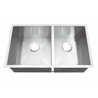 5 Years Warranty Undermount Stainless Steel Kitchen Sink With Double Bowl / Drop In Stainless Steel Kitchen Sink